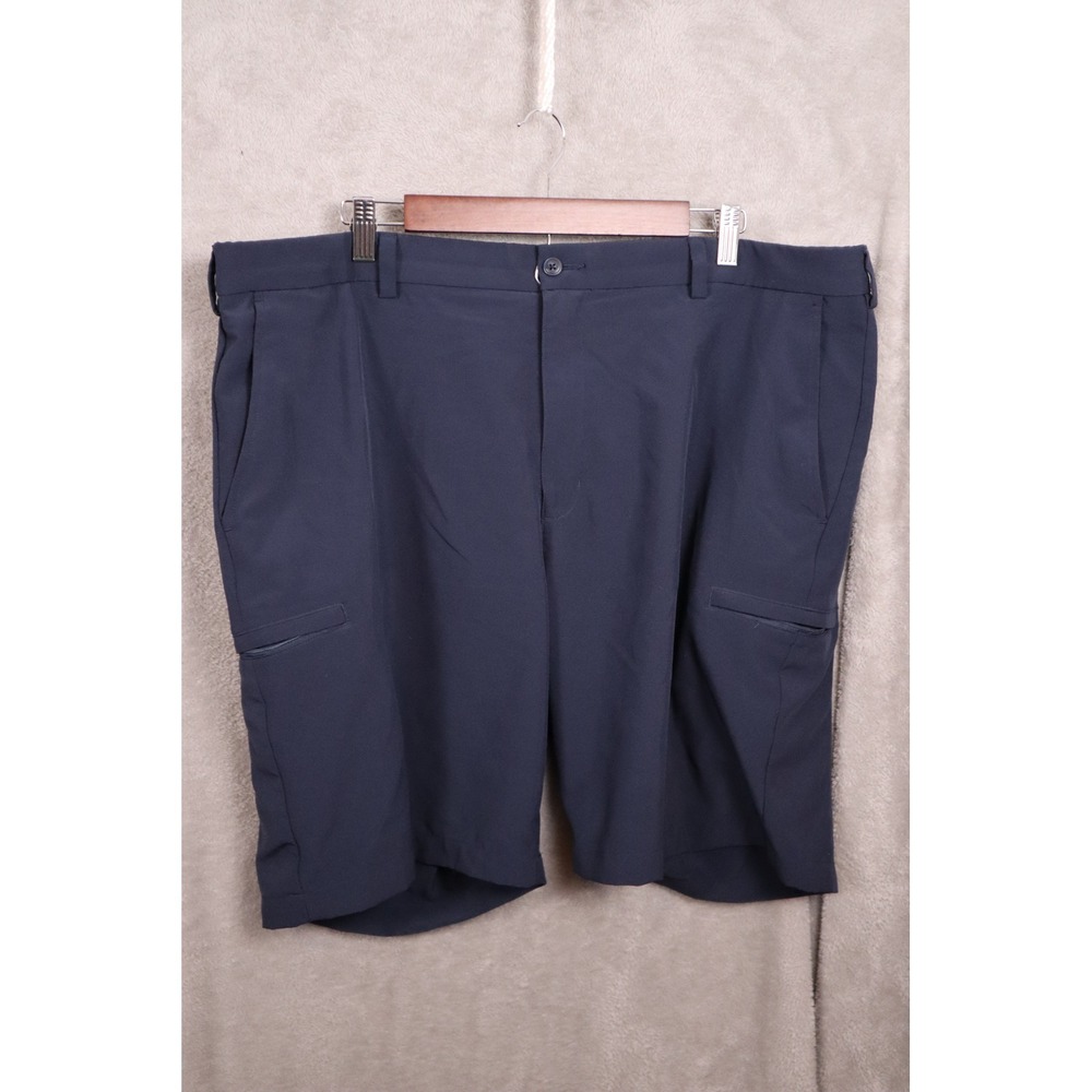 ProTour Mens Navy Blue Golf Shorts Size 42 Performance Stretch Flat Front 1064